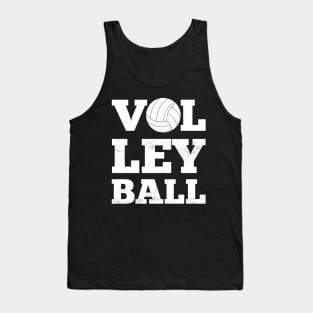 Volleyball Text Retro Tank Top